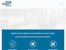 Tablet Screenshot of airportgateway.co.nz